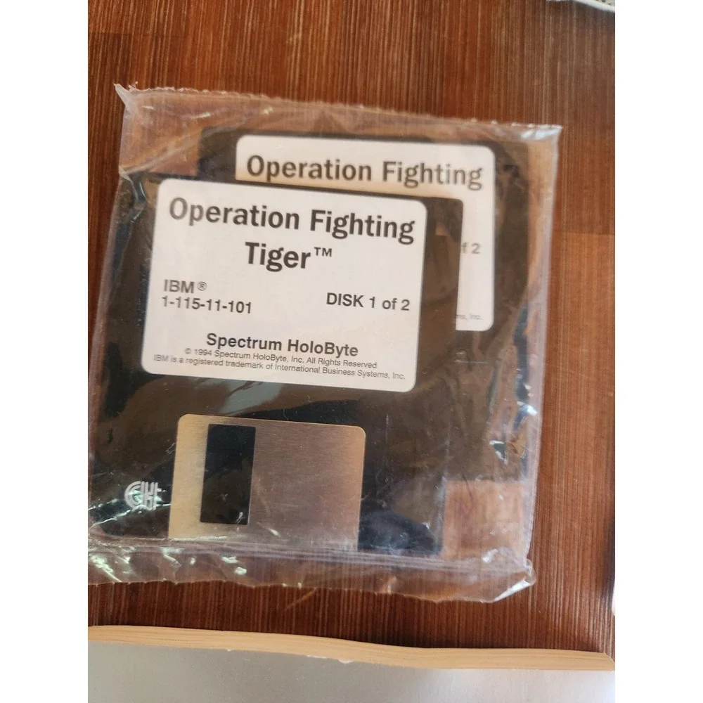 Falcon 3.0: Operation Fighting Tiger‎ Spectrum Holobyte PC 1992 Box COMPLETE ZD2